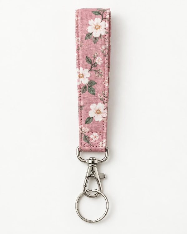 Floral Key Fob Wristlet